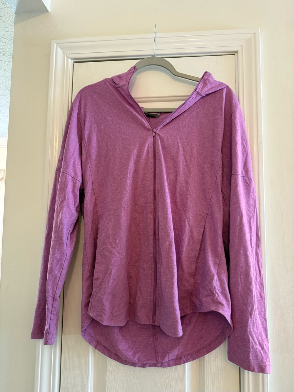 Columbia - Lightweight Mauve Zip-Front Hoodie